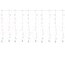 Northlight LED Stars Curtain Christmas Lights - Warm White - 7.5' Clear Wire - 120ct